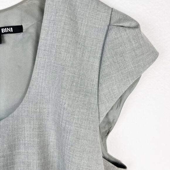 Gianni Bini Gray Sheath Dress Size 10 - Picture 8 of 12